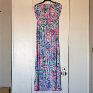 Lilly Pulitzer Colorful Floral Maxi Dress